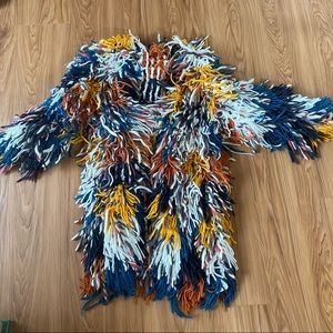 Long shag coat size m